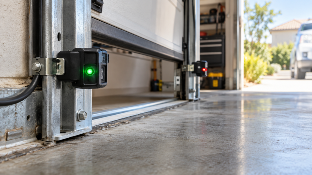 Garage Door Sensor Blinking Green vs. Red: What Each Light Actually Means and How to Fix It